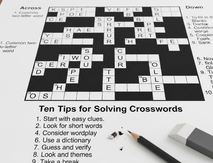 10 Tipps zum Lösen von Kreuzworträtseln