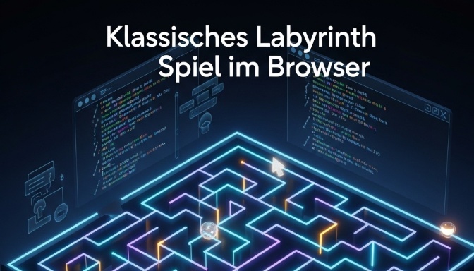 Klassisches Labyrinth Spiel im Browser