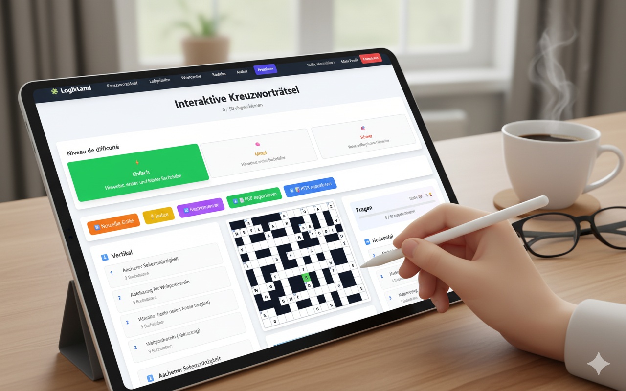 Leichte Kreuzworträtsel Online Spielen