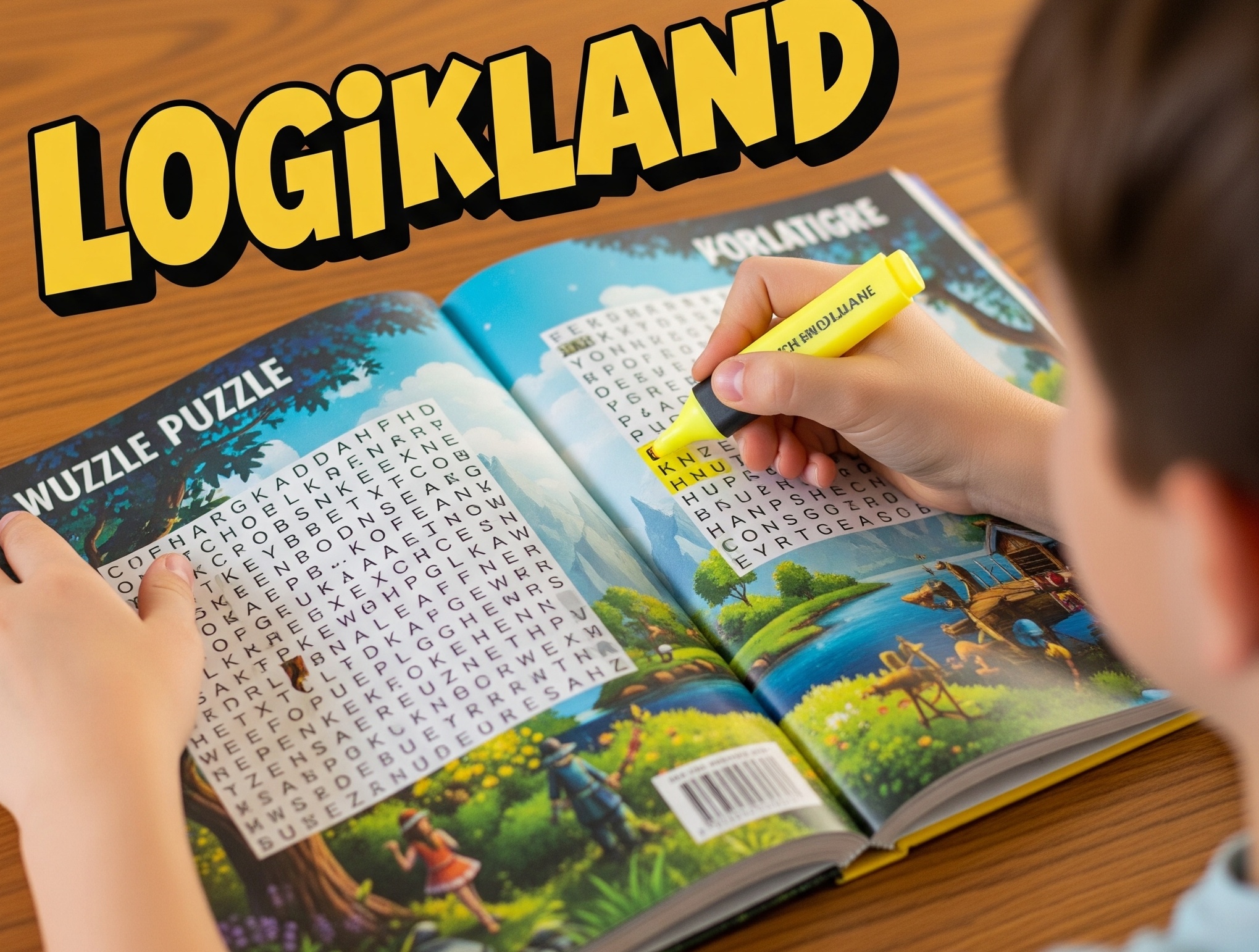Lustige Wortsuche Rätsel für Kinder