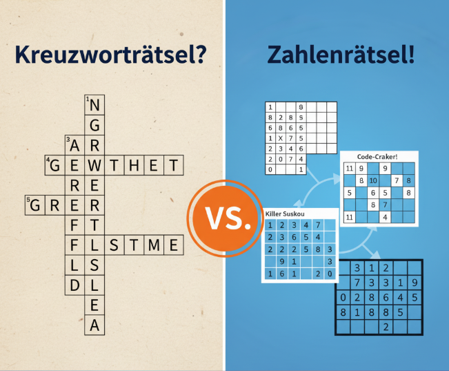 Zahlenrätsel für Logik-Fans Die besten Alternativen zum Kreuzworträtsel